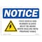 Signmission OSHA Sign, Face Shield And Rubber Gloves With Symbol, 24in X 18in Aluminum, 24" W, 18" H, Landscape OS-NS-A-1824-L-12382 - alternate 1